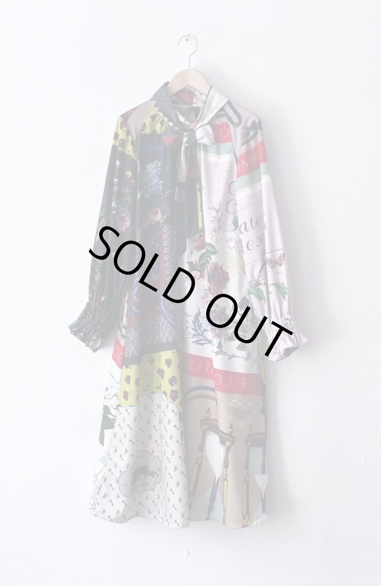 画像2: 思い出スカーフボウタイワンピース (2)