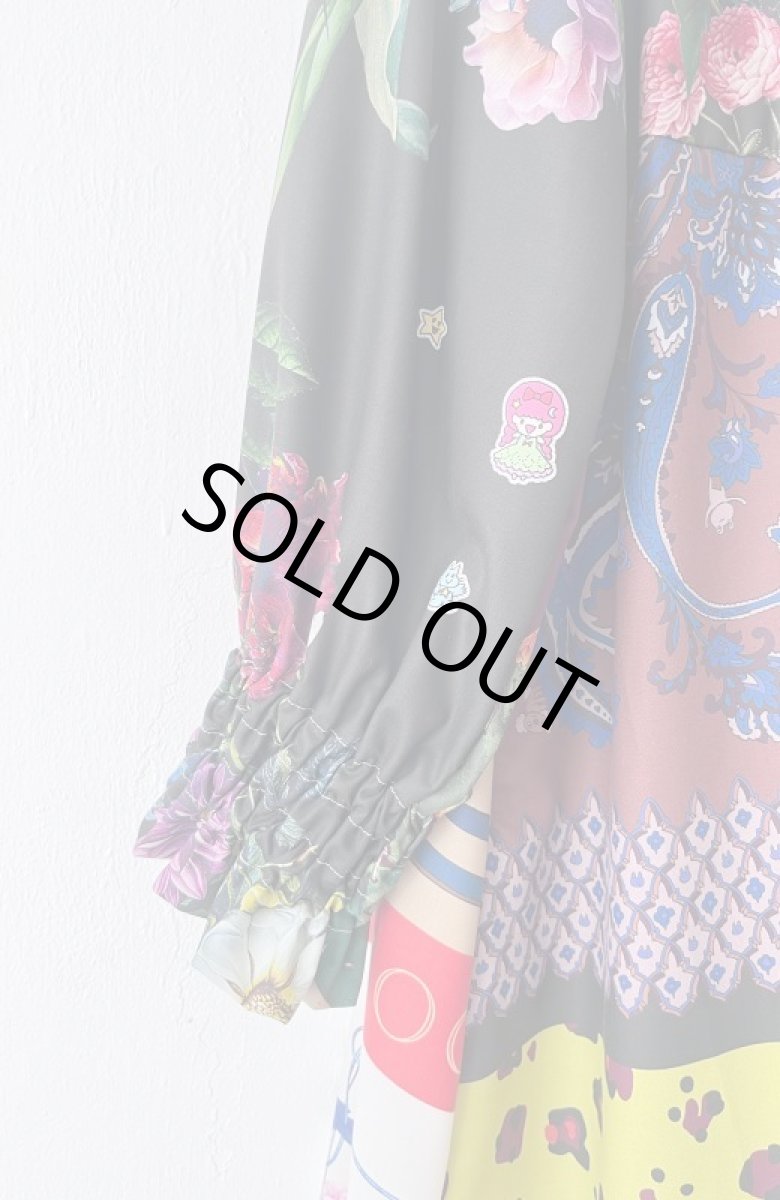 画像6: 思い出スカーフボウタイワンピース (6)