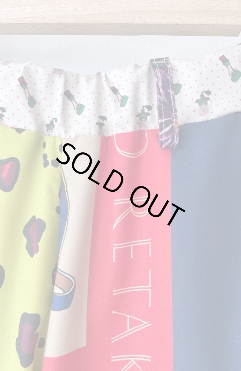 画像3: 思い出スカーフワイドパンツ (3)