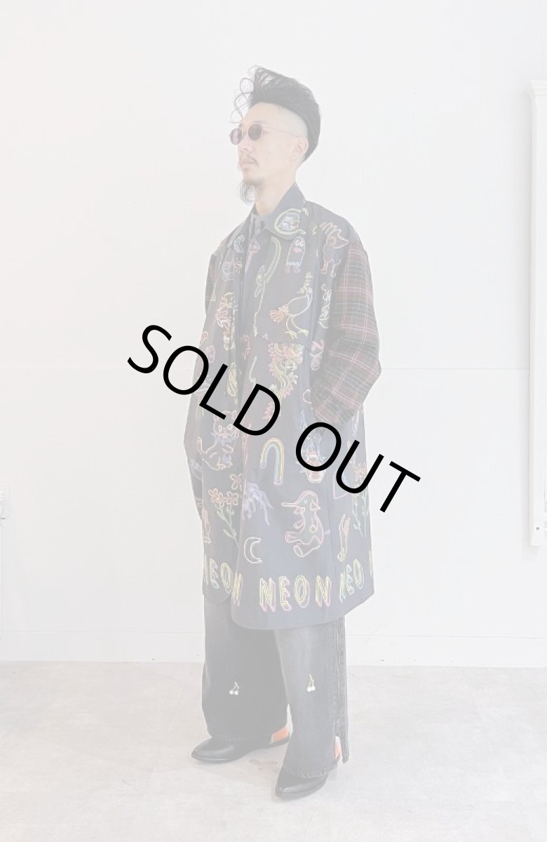 画像8: neon painter soutien collor coat (8)