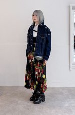 画像12: Platonic cherry denim blouson (12)