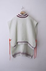 画像5: Cotton cable pattern vest (5)