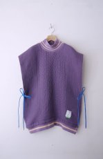 画像10: Cotton cable pattern vest (10)