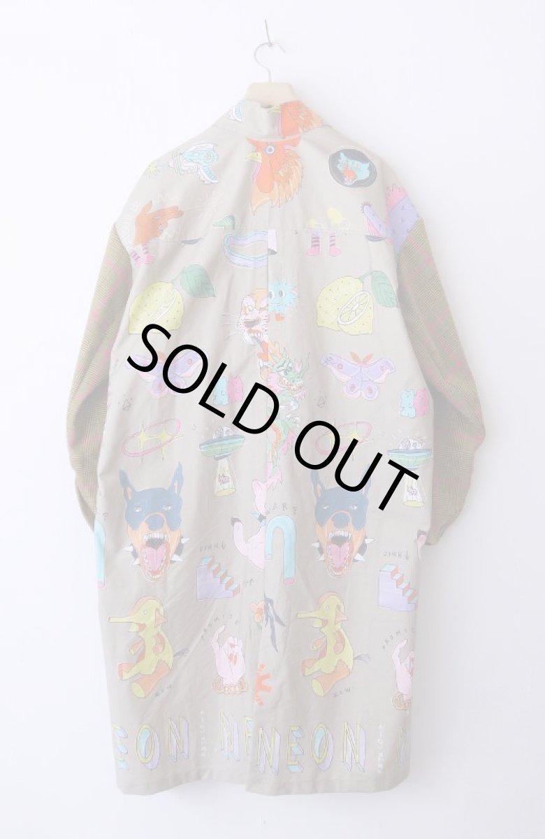 画像14: neon painter soutien collor coat (14)