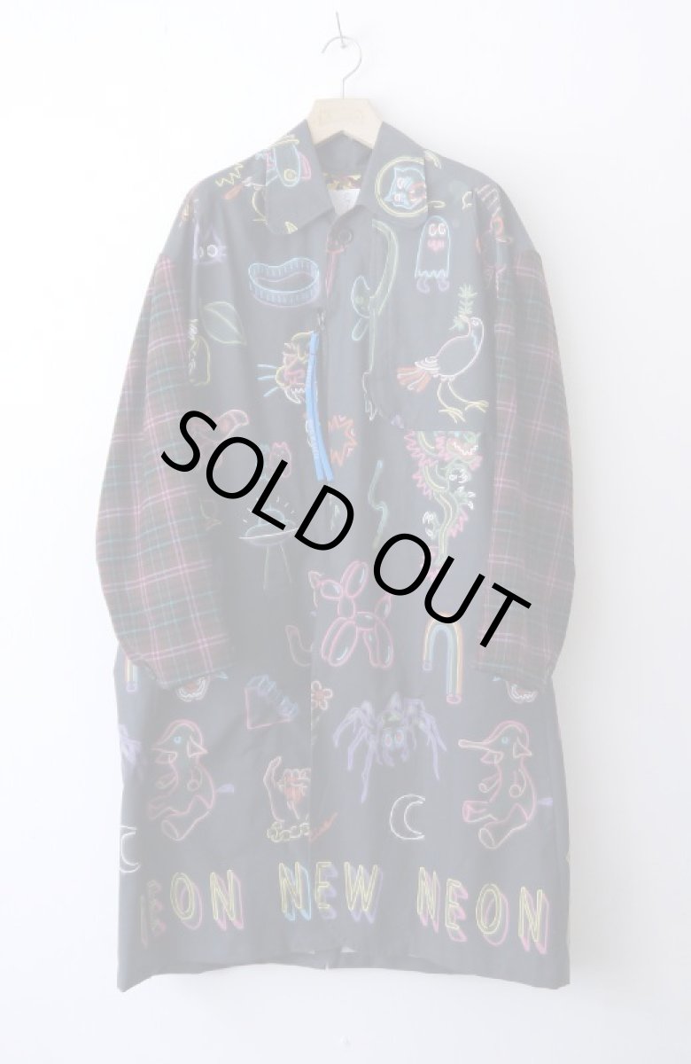 画像1: neon painter soutien collor coat (1)