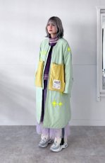 画像9: Tail lamp quilt coat(WH) (9)