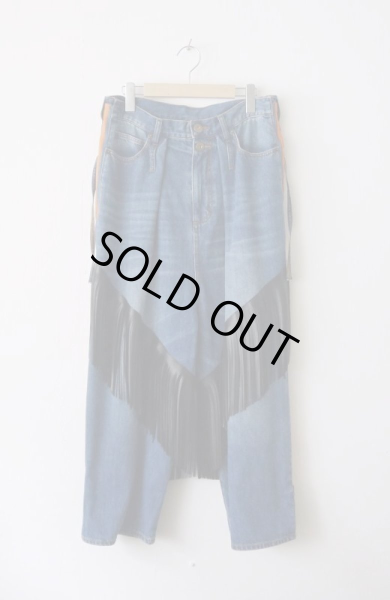 画像3: フリンジバギーデニム (3)