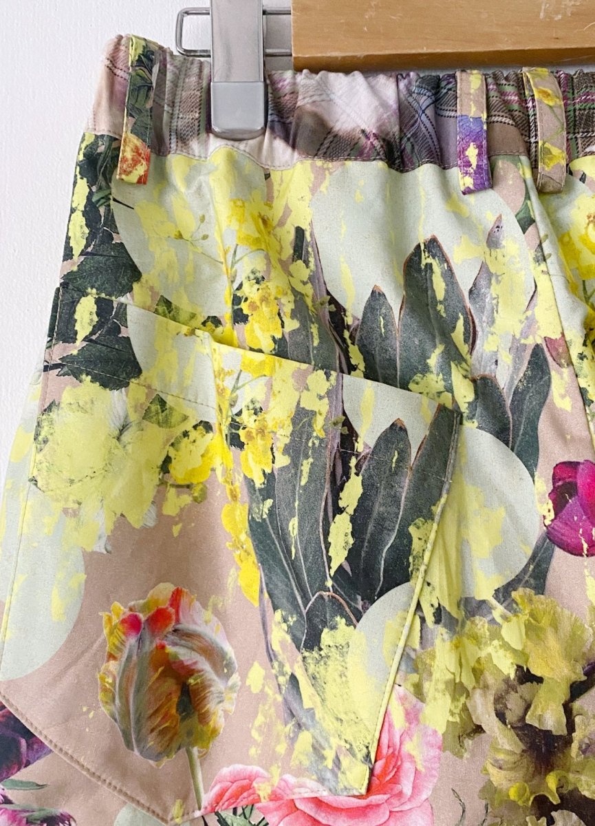 画像3: エイジングフラワー2タックパンツ (3)