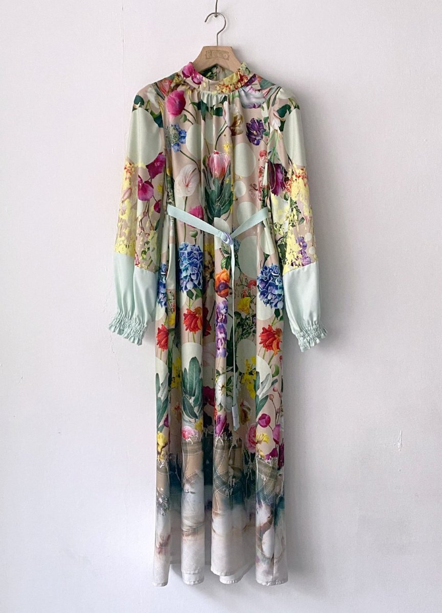 画像9: エイジングフラワーワンピース (9)