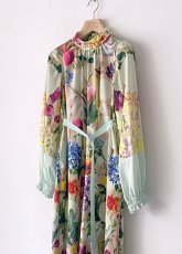 画像11: エイジングフラワーワンピース (11)