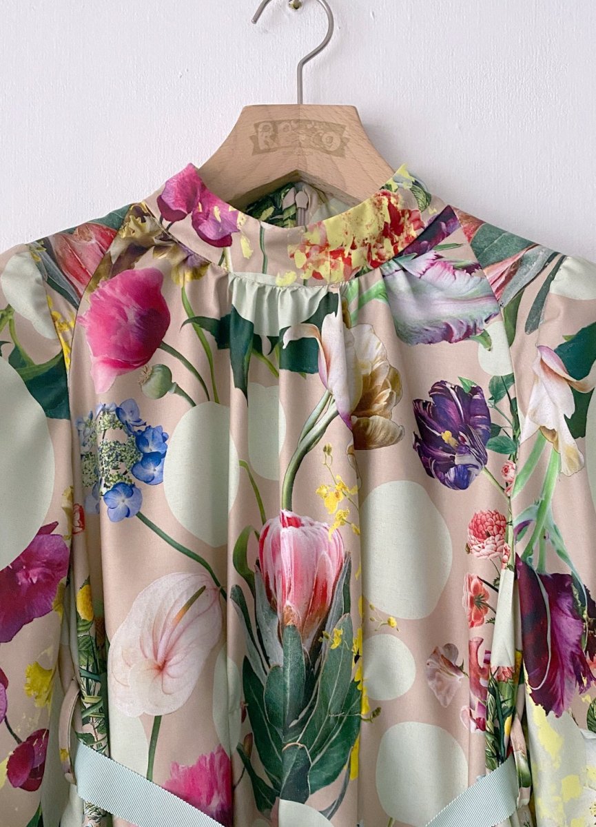 画像12: エイジングフラワーワンピース (12)