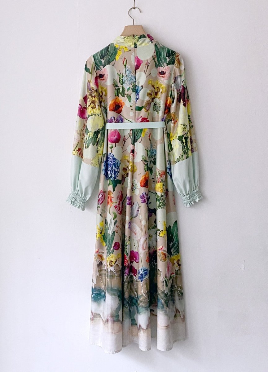 画像10: エイジングフラワーワンピース (10)