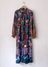 画像1: エイジングフラワーワンピース (1)