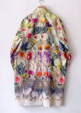 画像2: エイジングフラワーステンカラーコート (2)