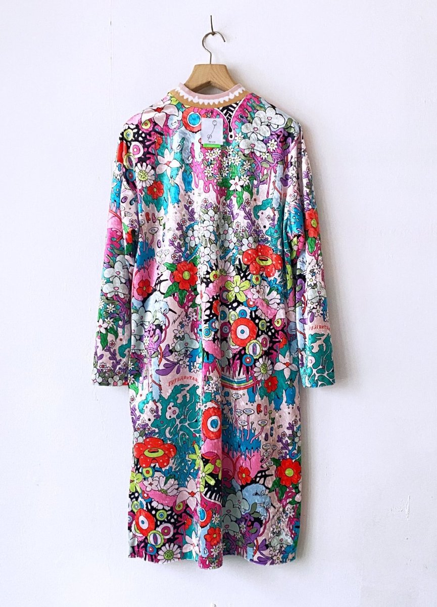 画像9: レトロフラワーワンピース (9)