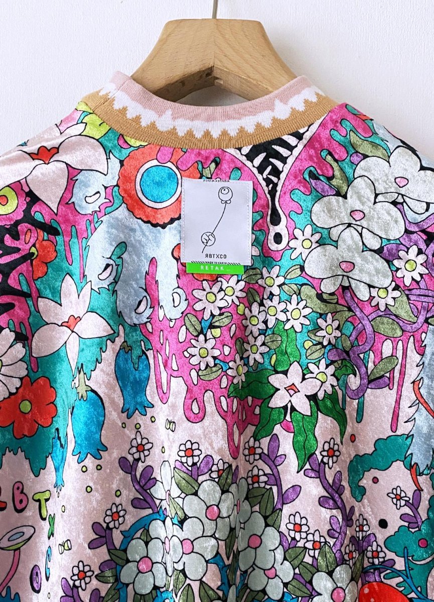 画像14: レトロフラワーワンピース (14)