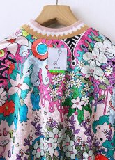 画像14: レトロフラワーワンピース (14)