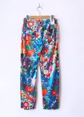 画像2: レトロフラワーストレートパンツ (2)