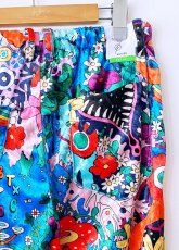 画像5: レトロフラワーストレートパンツ (5)