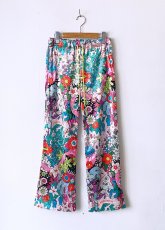 画像7: レトロフラワーストレートパンツ (7)