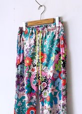 画像12: レトロフラワーストレートパンツ (12)