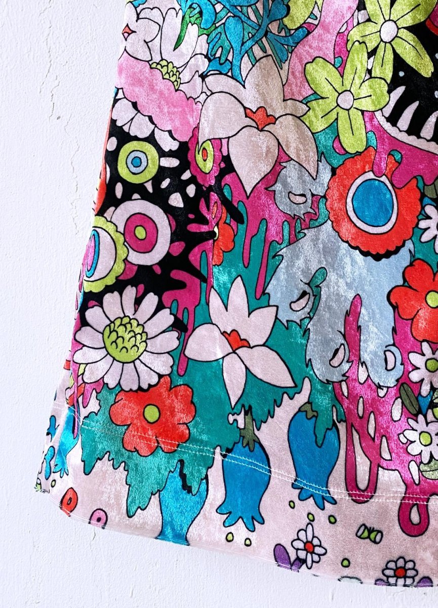 画像10: レトロフラワーストレートパンツ (10)