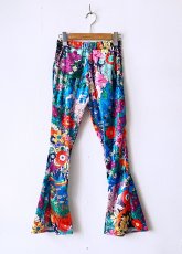 画像7: レトロフラワーフレアスパッツ (7)