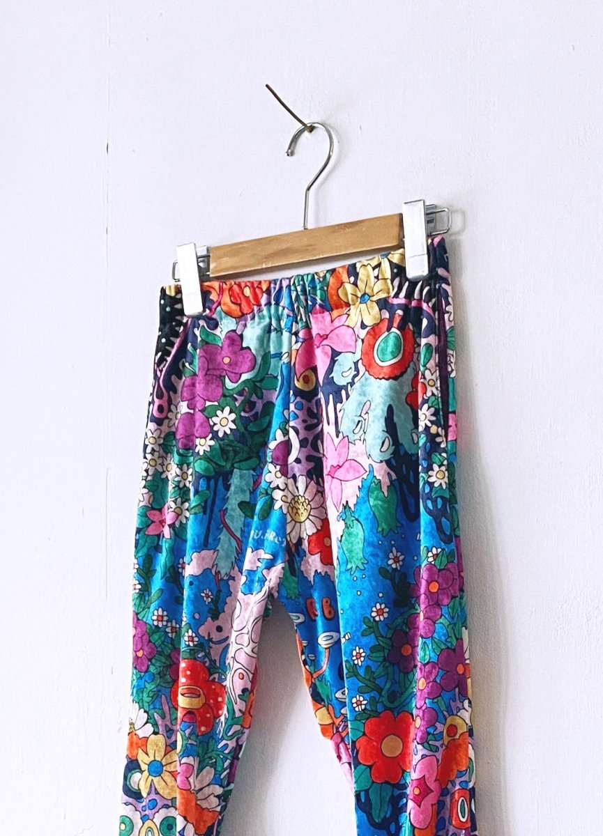 画像9: レトロフラワーフレアスパッツ (9)