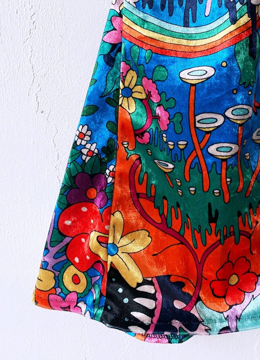 画像11: レトロフラワーフレアスパッツ (11)