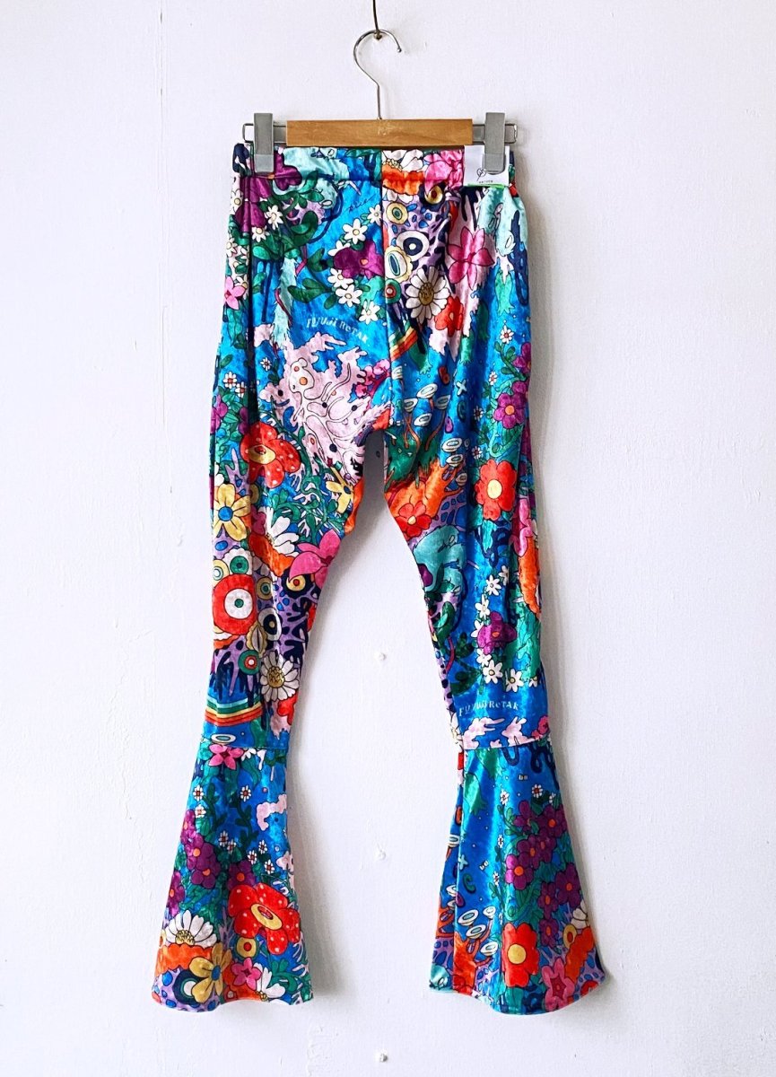 画像8: レトロフラワーフレアスパッツ (8)