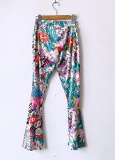 画像2: レトロフラワーフレアスパッツ (2)