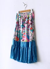 画像9: レトロフラワーフリルスカート (9)