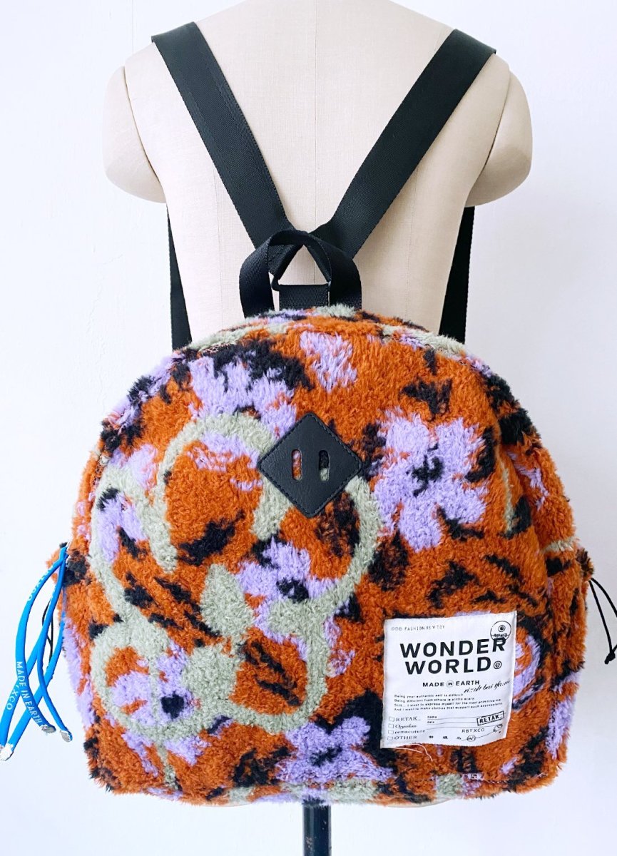 画像9: ペインティングボア浮き輪リュック (9)